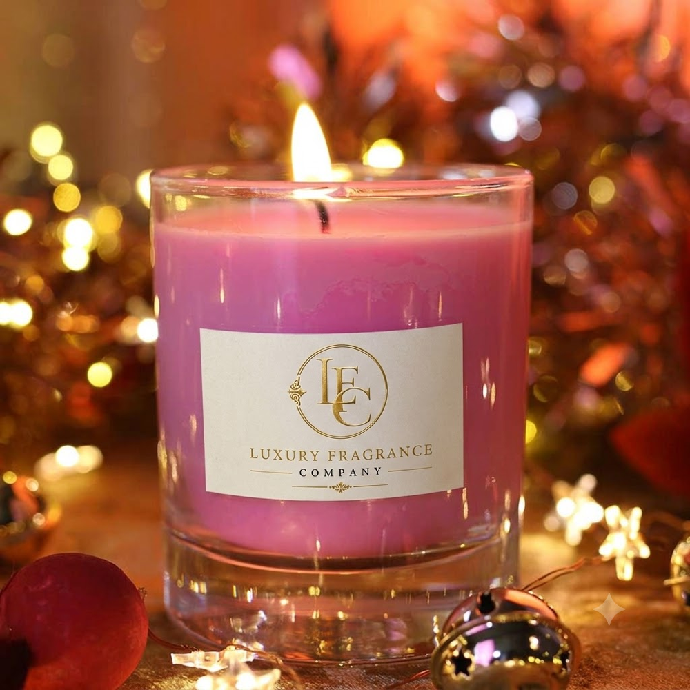 Luxury Strong Fragranced Candle - Autumn & Christmas