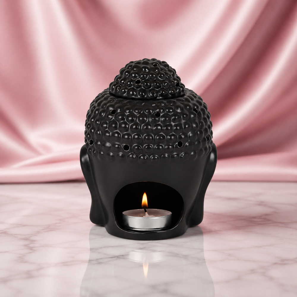 Wax Melt Burner - Black Buddha